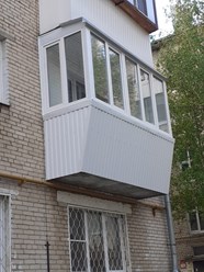 балкон с выносом на Ушакова 42
