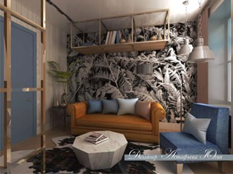 Дизайн интерьера молодежной Спальни