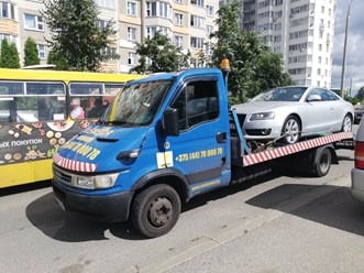 Эвакуация легкового автомобиля в Минске
