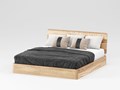 Двуспальная деревянная кровать Мальме 180х200