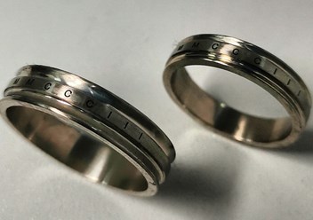 Лазерная гравировка на кольцах