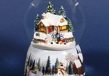 Стеклянный шар со снегом &quot;Почта Деда мороза&quot;