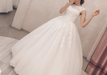 пышное свадебное платье