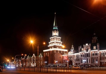 Подсветка набережной, г. Йошкар-Ола