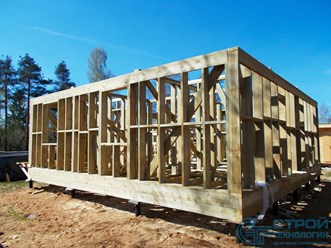 Строительство каркасного дома с инженерными коммуникациями под ключ