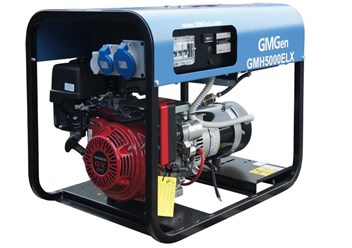 Представляем вам мощный генератор GMH5000ELX, работающий на бензине, который имеет высокую мощность и топливный бак большой емкости.