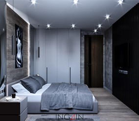 Project "Space" - дизайн двухуровневых 111 м2 в Хабаровске. Студия дизайна интерьеров INGAIN