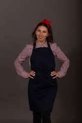 Фартук с грудкой
Цвет: темно-синий
Состав: 35% х/б и 65% п/э
Размер: S, M, L, XL, 2XL.
Способ брендирования: вышивка, термоперенос.