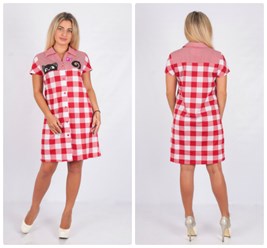 Платье-халат в клетку из кулирки http://nc-brand.ru/halat-d-0027.html