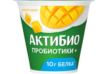 Белковый биойогурт манго