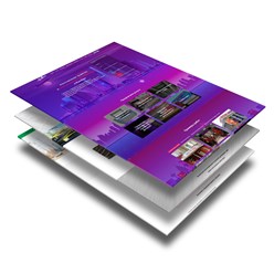 Создание лендинга (landing page).