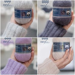 Пряжа Пух норки
Состав: 90% пух норки, 10% полиамид
Длина :350 м
Вес мотка: 50 г