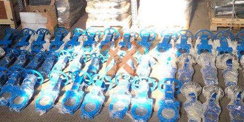 Задвижка шиберная ручная нержавейка