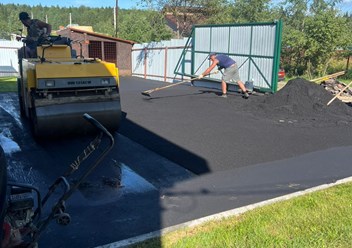 Асфальтирование двора в Пушкино