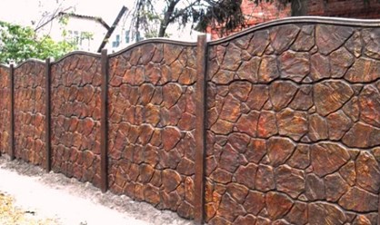 Покраска бетонных заборов от компании #престиж_забор