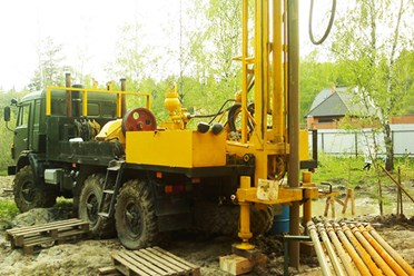Процесс бурения в Московской области
