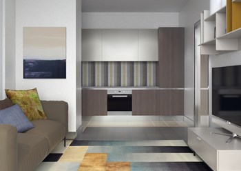 Дизайн двухкомнатной квартиры в ЖК LUMIER