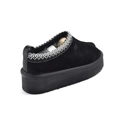 UGG Tazz Slippers Black - черные тапочки-угги Тазз