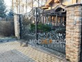 Кованые ворота с калиткой, КП Истринский район