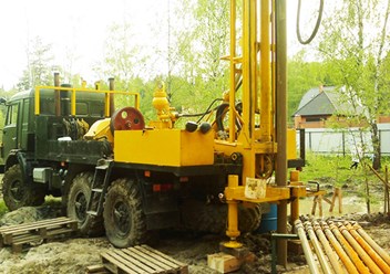 Процесс бурения в Московской области
