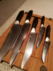 Отличным кухонным ножам, отличная заточка