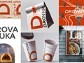 DROVAMUKA – Редизайн фирменного стиля пиццерии. Логотип / фирменный стиль / полный комплект фирменных носителей / брендбук