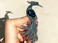 Брошь в кристаллах &quot;Синяя птица&quot; бижутерия элоиза. Бренд - eloiza jewelry. Сайт - eloiza.net