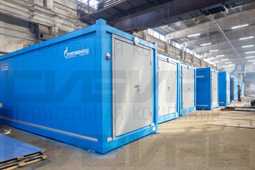 Блок-модули для хранения мотопомп. Заказчик - АО Стройтранснефтегаз, 2016.