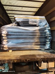 Транспортировка изделий. Порошковая покраска опор освещения после горячего цинкования