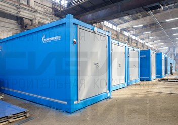 Блок-модули для хранения мотопомп. Заказчик - АО Стройтранснефтегаз, 2016.