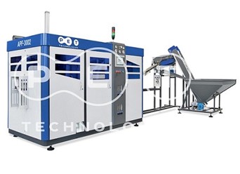 Автомат для производства пэт-тары АПФ-3002. Производительность 3000 бут/час для производства ПЭТ-бутылок малого и среднего объема (0,25 -2,0 литра).