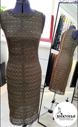 Платье из шелкового кружева