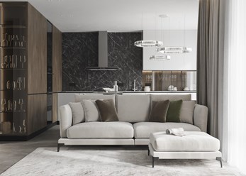 Дизайн-проект кухни-гостиной