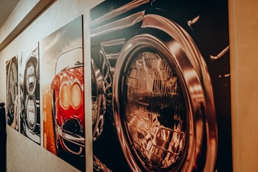 Интерьер украшен авто в стиле "РЕТРО"