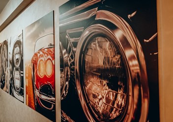 Интерьер украшен авто в стиле "РЕТРО"