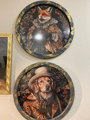 Картина handmade из ткани с принтами в стиле модерн — элегантный акцент для стен. Создайте панно для уютного декора. Вдохновение и ткани на сайте ARTGARDEN.