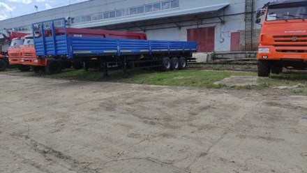 полуприцеп бортовой на пневмоподвеске