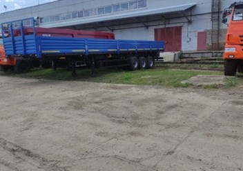полуприцеп бортовой на пневмоподвеске
