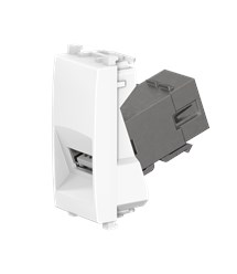 Розетка с модулем Keystone USB 2.0 тип A-A CADUCEUS ALING EXPERIENCE для скрытой проводки