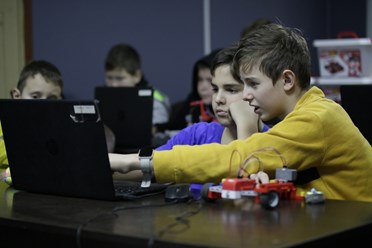 Занятие по робототехнике (научное направление).