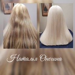 Окрашивание блонд