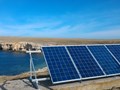 Солнечная электростанция для автономного освещения. Крым