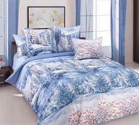 Постельное белье Ткань «Зима 1», Перкаль, 220 см