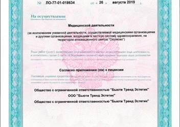 лицензия