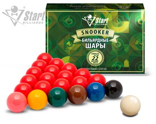 Бильярдные шары Start Billiards Snooker 52,4 мм