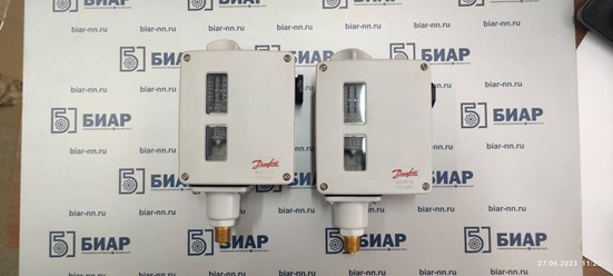 DANFOSS 017-520366 Реле давления RT116, диапазон
давлений 1-10 бар, дифференциал 0,3-1,3 бар,
G3/8