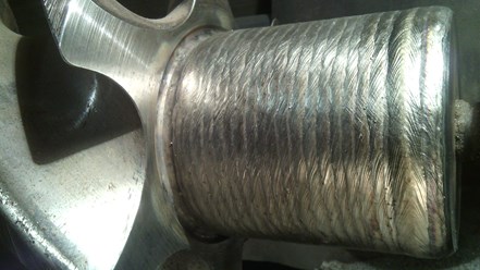 Наплавка под флюсом