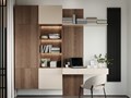 Интерьер рабочего кабинета в ЖК «Grand View»