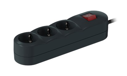 Удлинитель CADUCEUS ALING с выключателем, 3х16А, 250В~, 1,5м