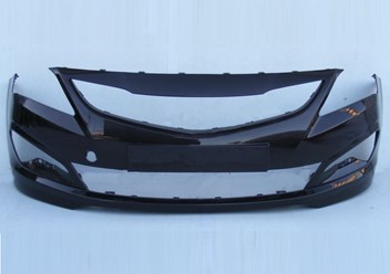 Бампер в цвет Hyundai Solaris рестайлинг